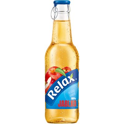 Relax Víčko Jablko 100 % džus 24 x 250 ml