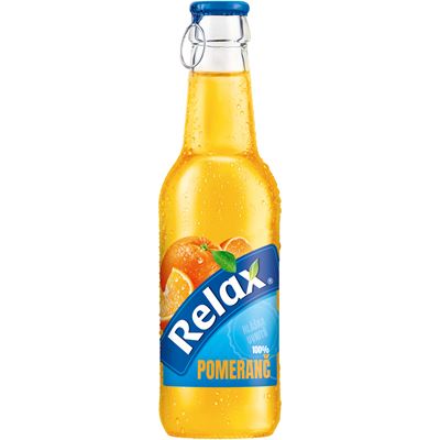 Relax Víčko Pomeranč 100 % džus 24 x 250 ml