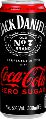 Coca-Cola Zero & Jack Daniel's Tennessee Whiskey