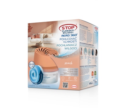 Ceresit Pohlcovač vlhkosti Aero 360° Broskvový + tableta (450 g)