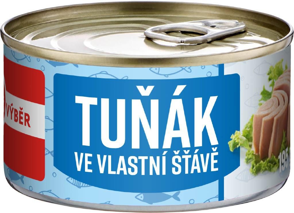 Váš Výběr Tuňák ve vlastní šťávě 195g