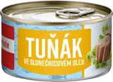 Váš Výběr Tuňák ve slunečnicovém oleji 195g