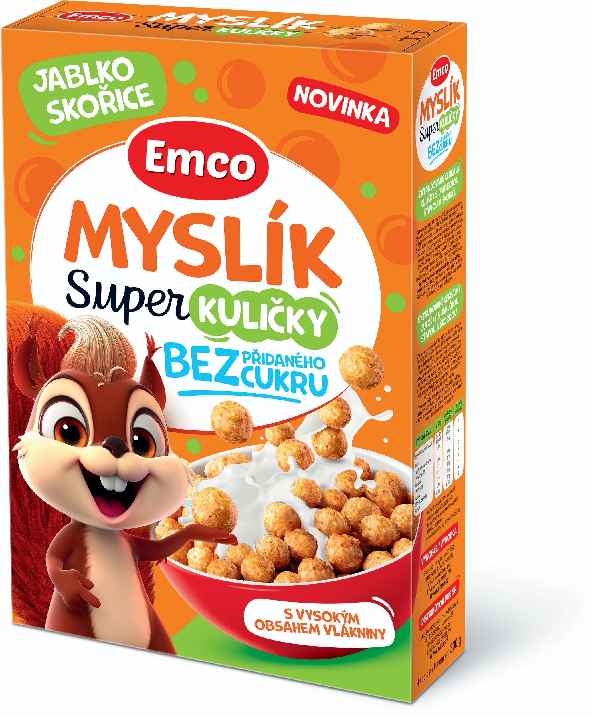 Emco Myslík Super kuličky jablko/skořice 300g