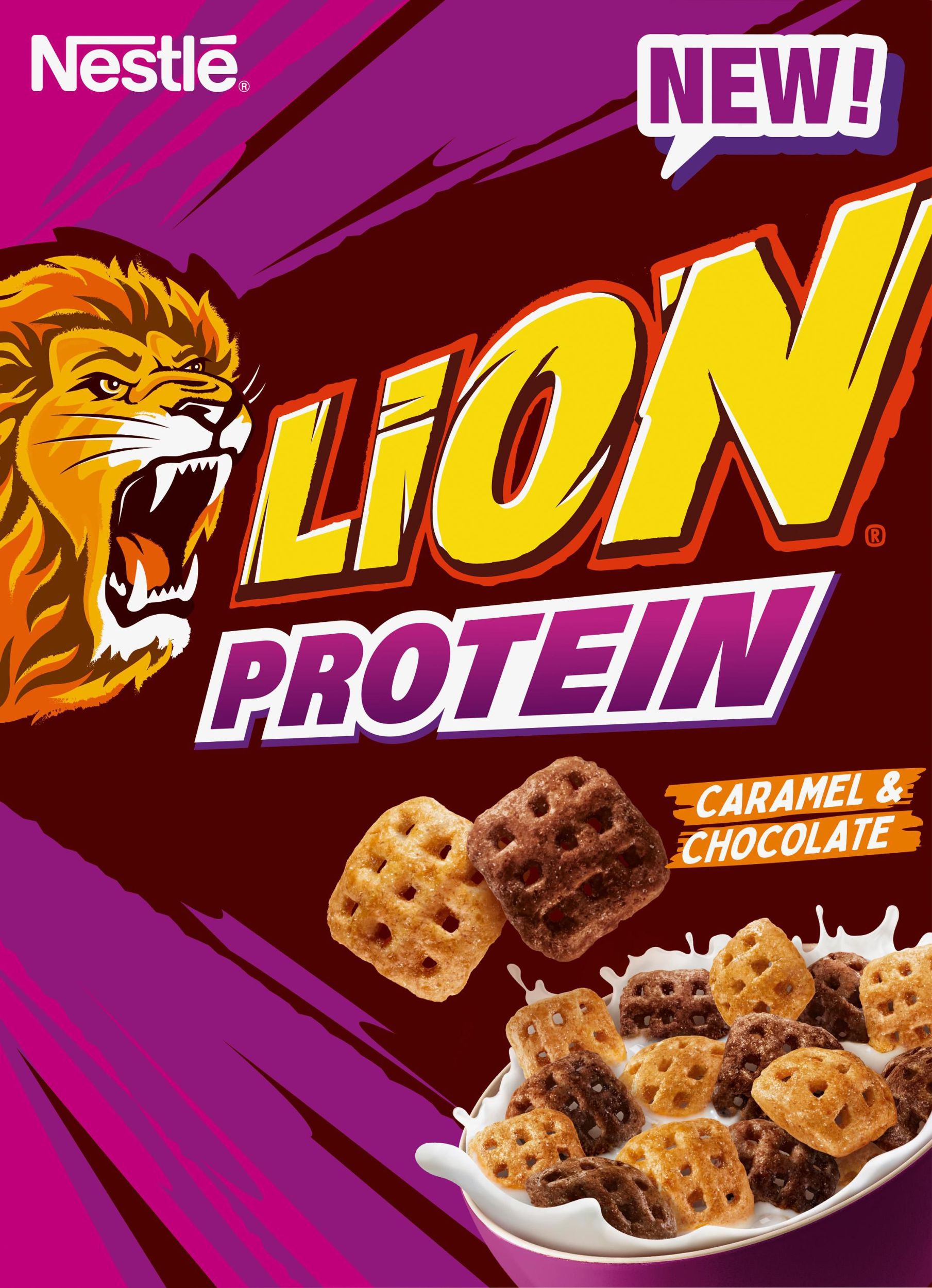 Nestlé LION PROTEIN cereálie 340g