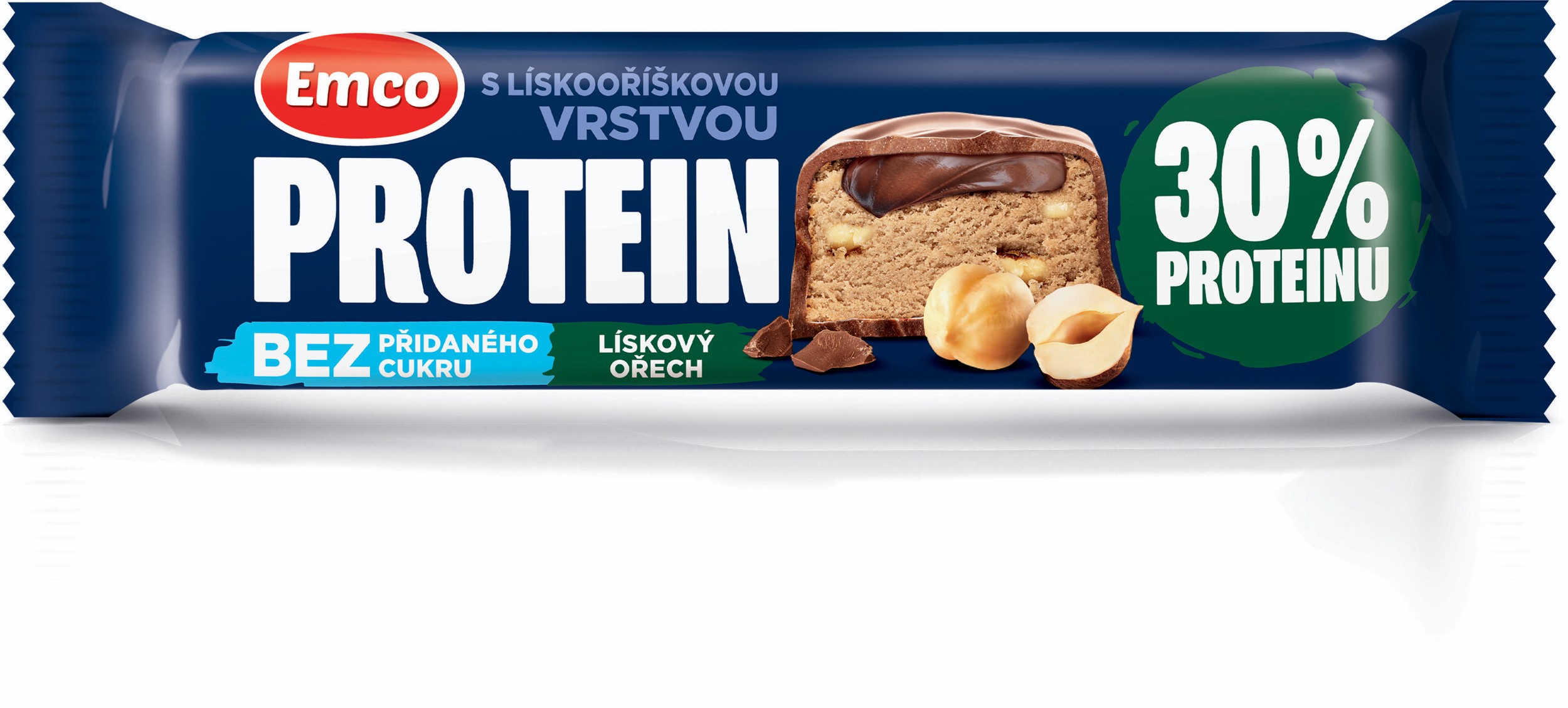 Emco Proteinová tyčinka lískový ořech 45g