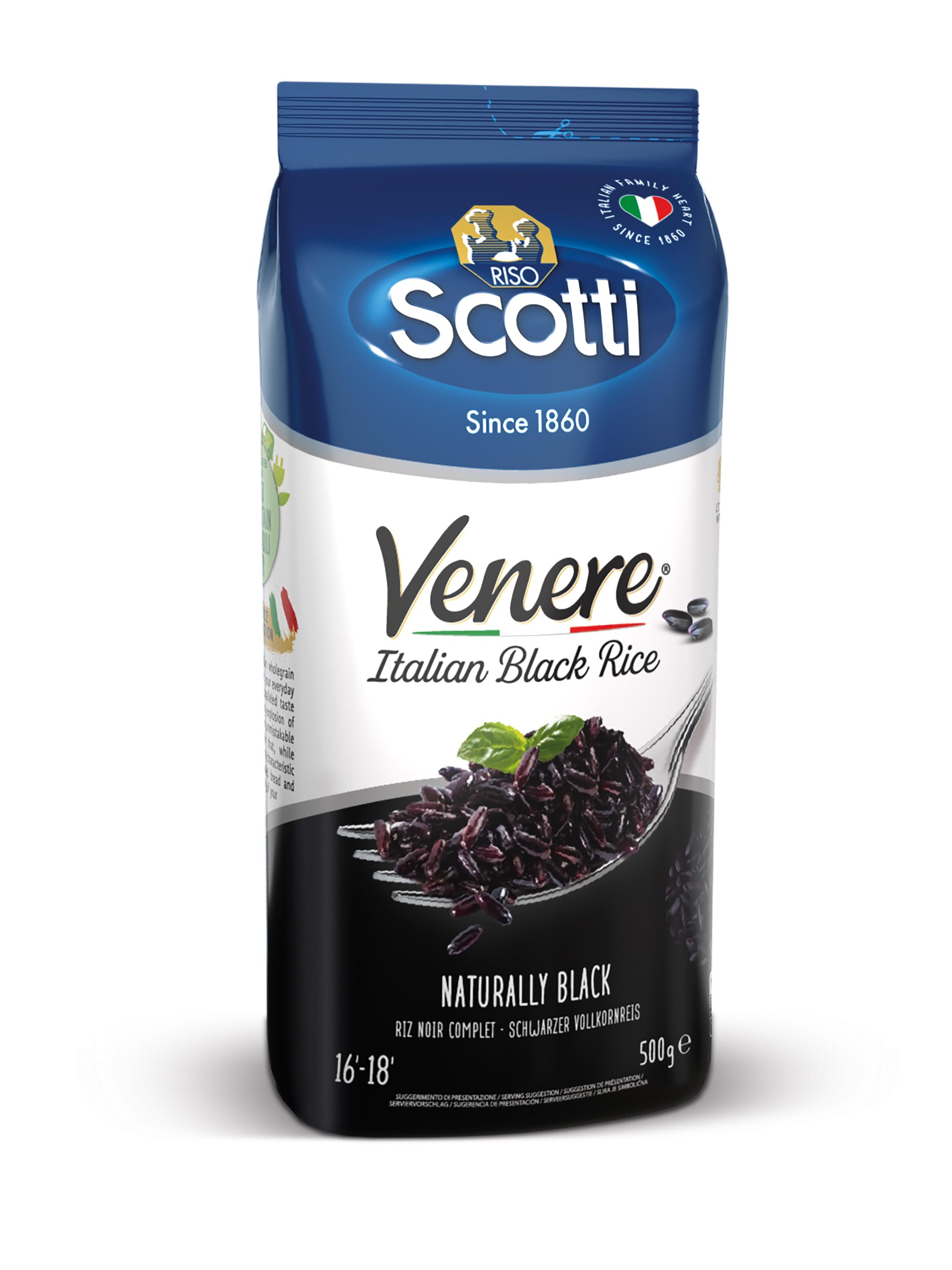 Riso Scotti Venere italská černá rýže celozrnná 500g