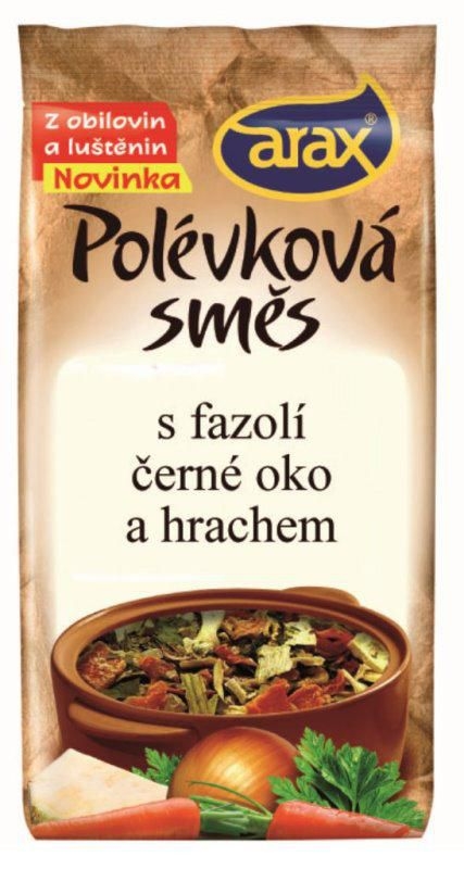 Arax Polévková směs fazole černé oko a hrách 160 g