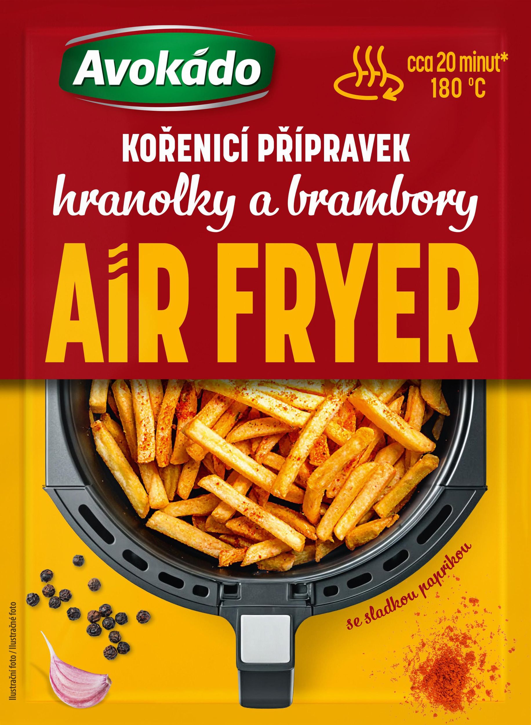 Avokádo Air Fryer Hranolky a brambory 30g