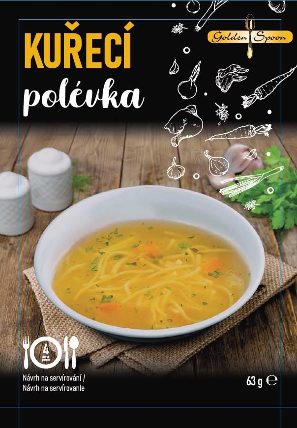 Golden Spoon Kuřecí polévka 63g