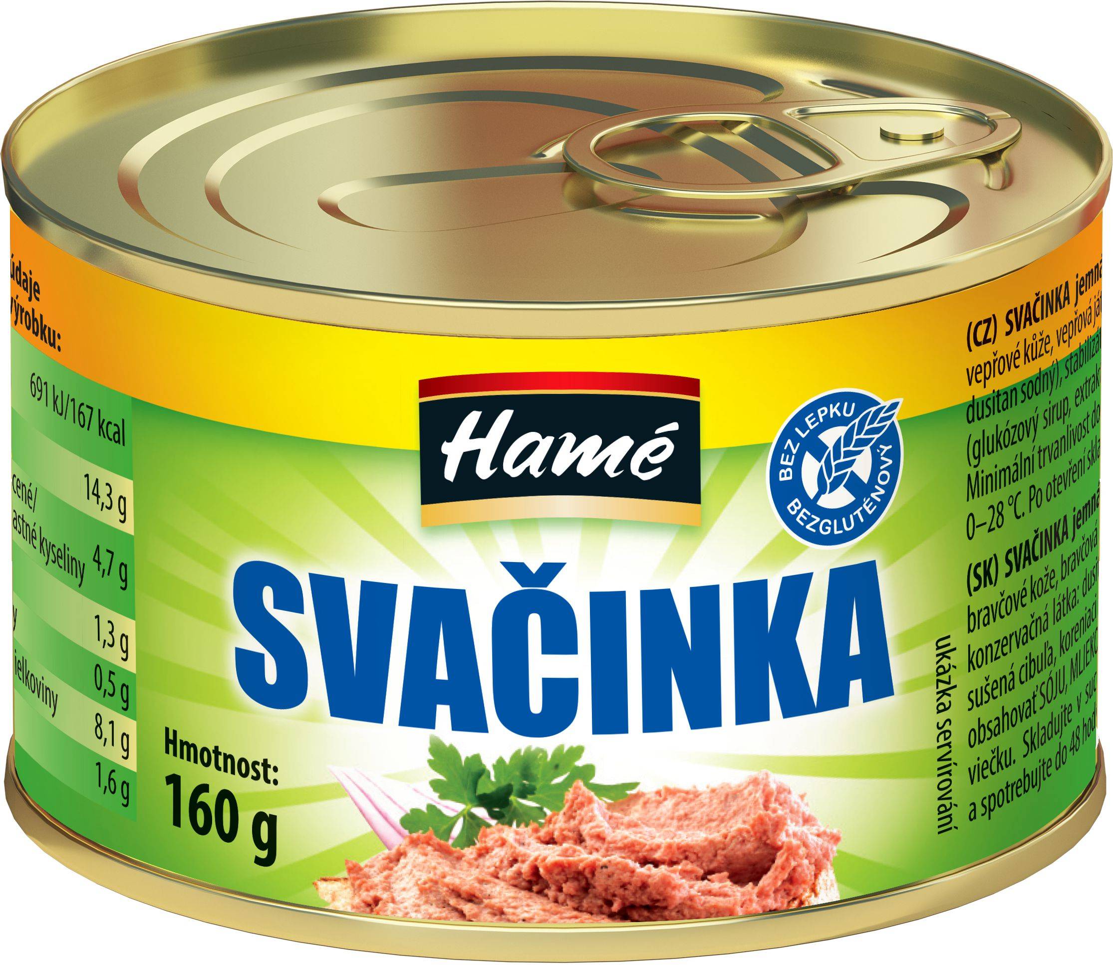 Hamé Svačinka, jemná pomazánka 160g
