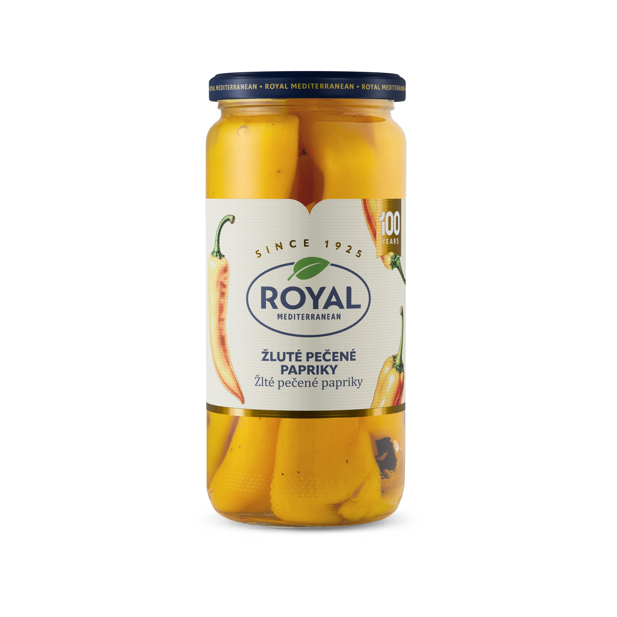 Royal Žlutá pečená paprika 465g
