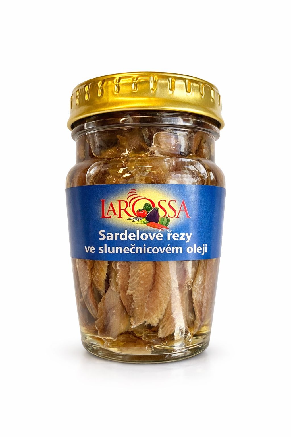 La Rossa Sardelové řezy ve slunečnicovém oleji 80g
