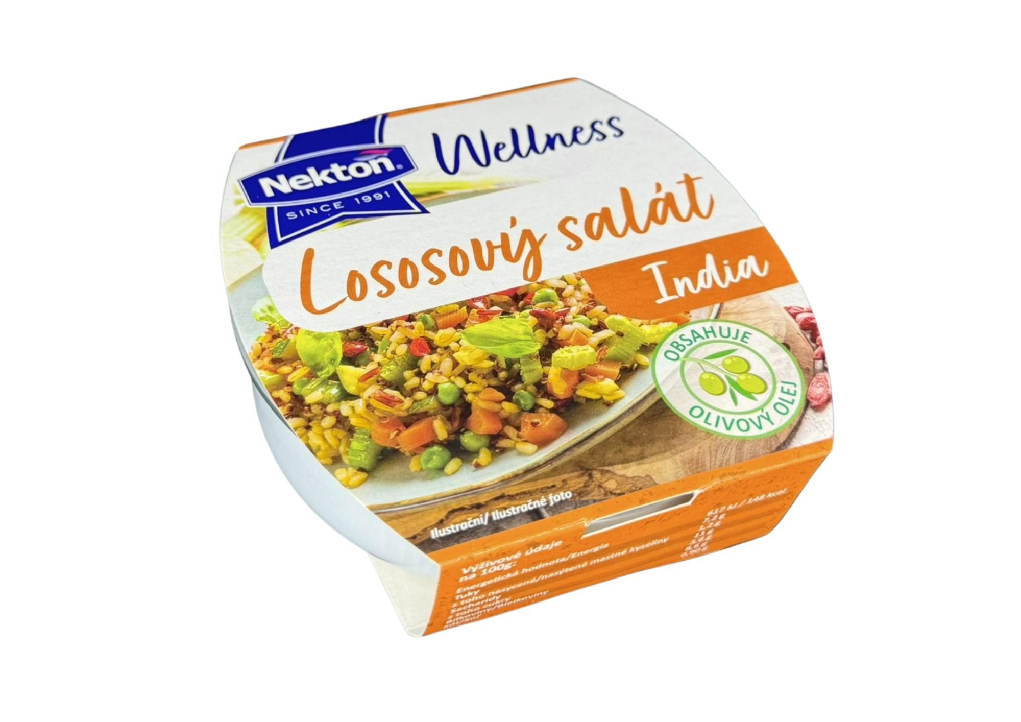 Nekton Wellness lososový salát india 160g