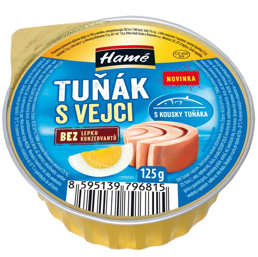 Hamé Tuňák s vejci 125g