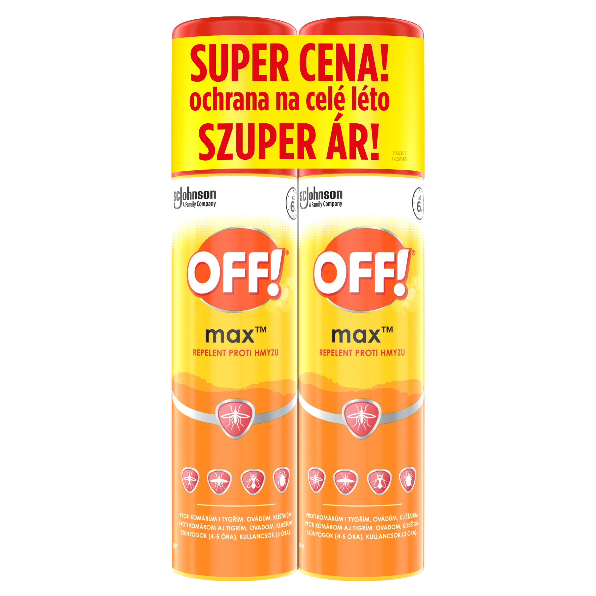 OFF! Max Aerosol (2×100 ml)