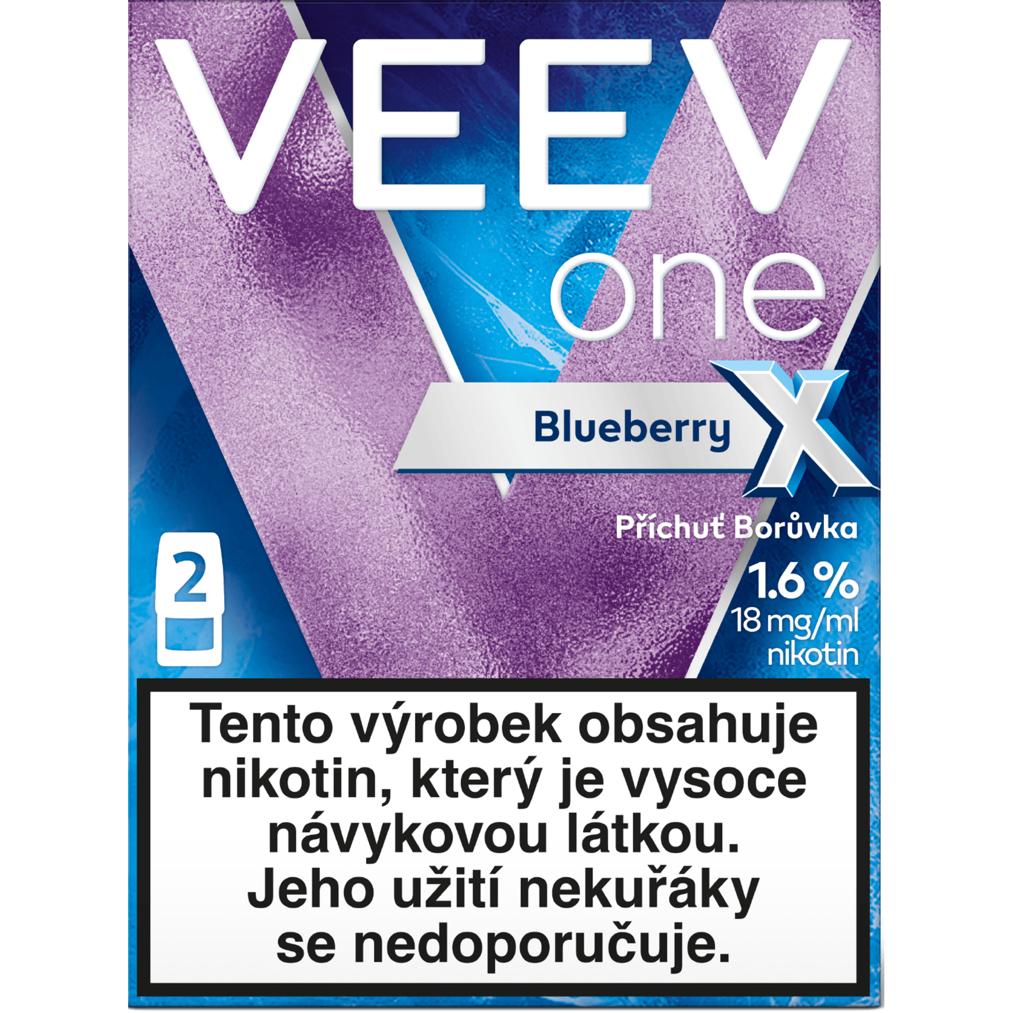 VEEV One Blueberry 2 náplně do e-cigarety