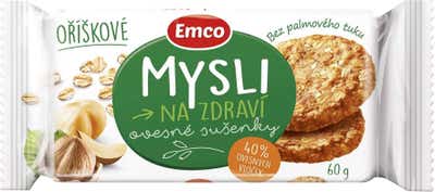 Emco Ovesné sušenky oříškové