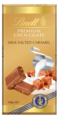 Lindt Gold Tablet Milk Caramel Salt