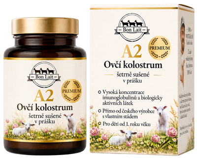 Bon Lait Ovčí A2 kolostrum v prášku