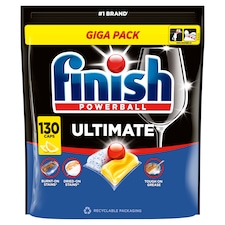 Finish Ultimate kapsle do myčky nádobí - Lemon 130 ks