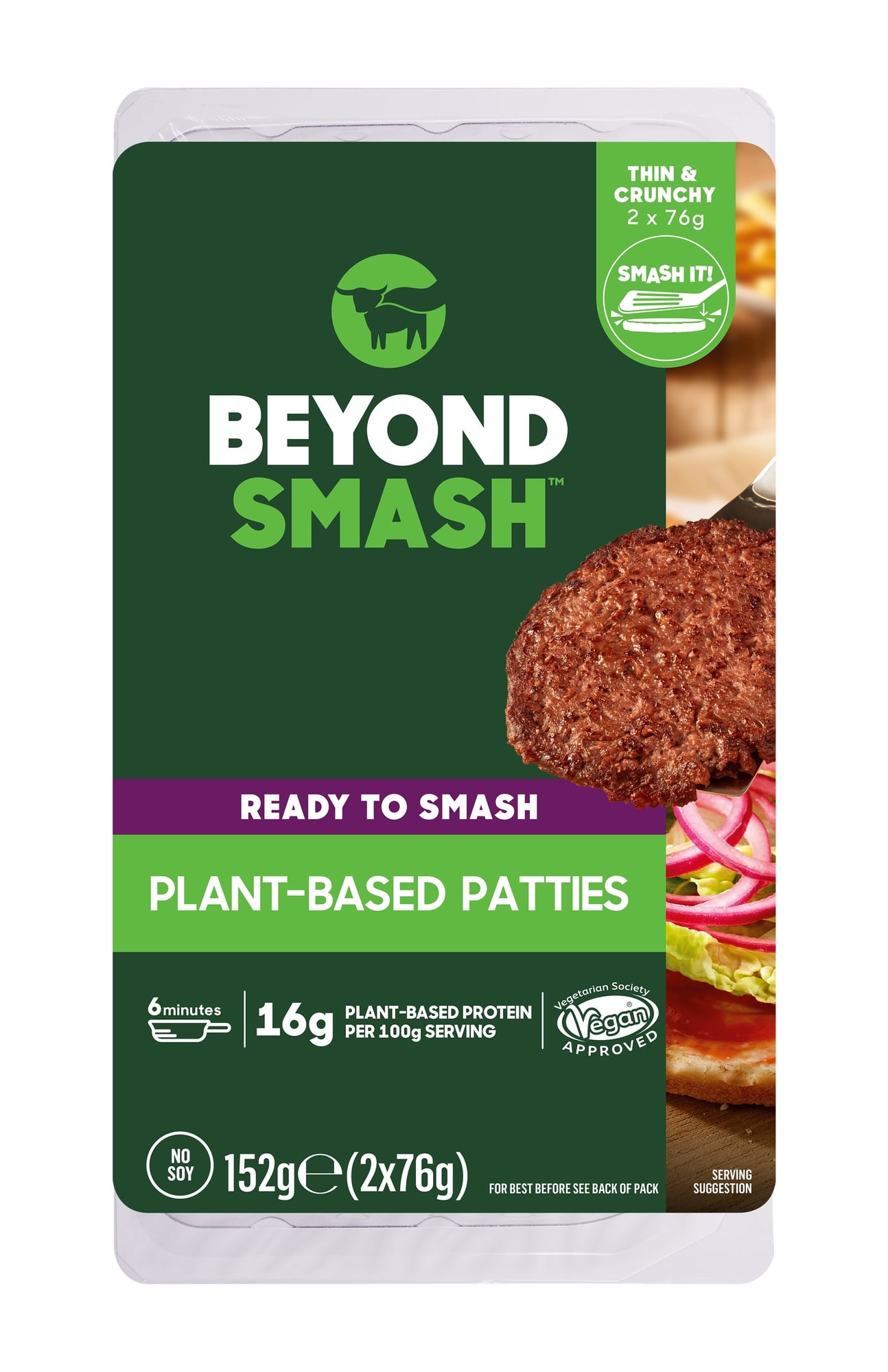 Beyond Meat Beyond smash burger, 2 ks (mražené)