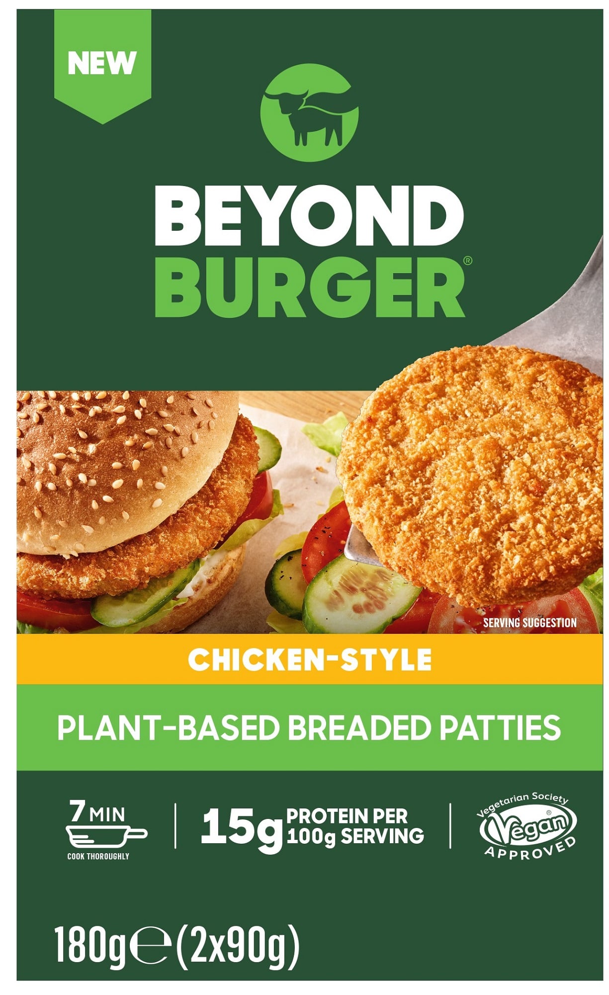 Beyond Meat Beyond burger chicken-style, 2 ks (mražené)