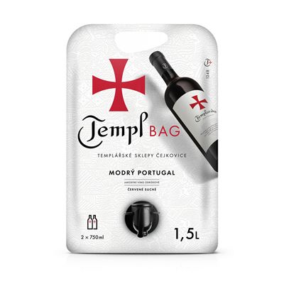 Templářské sklepy Čejkovice Modrý portugal 1,5 l BiB