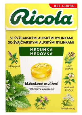 Ricola Meduňka Bonbóny bez cukru