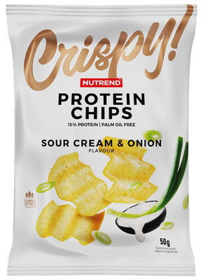 Nutrend Protein Chips, sour cream and onion