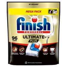 Finish Ultimate Plus kapsle do myčky nádobí - Fresh 96 ks
