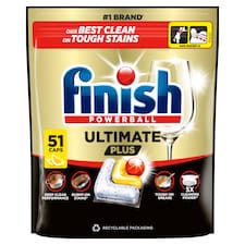 Finish Ultimate Plus kapsle do myčky nádobí - Lemon 51 ks