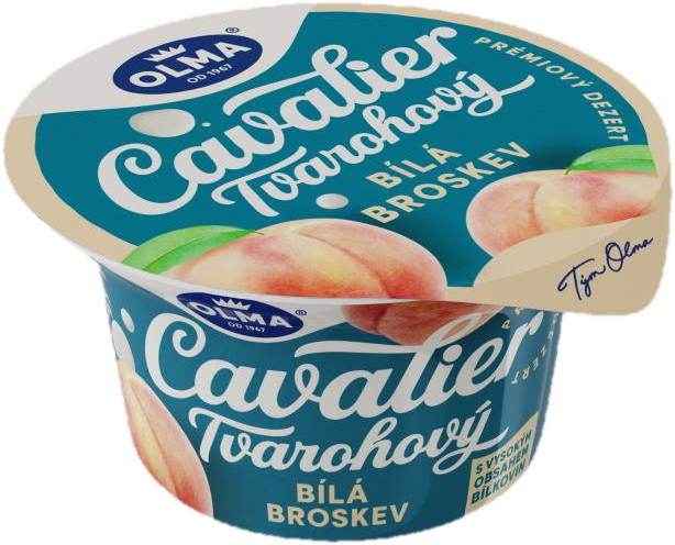 Olma Cavalier tvarohový bílá broskev