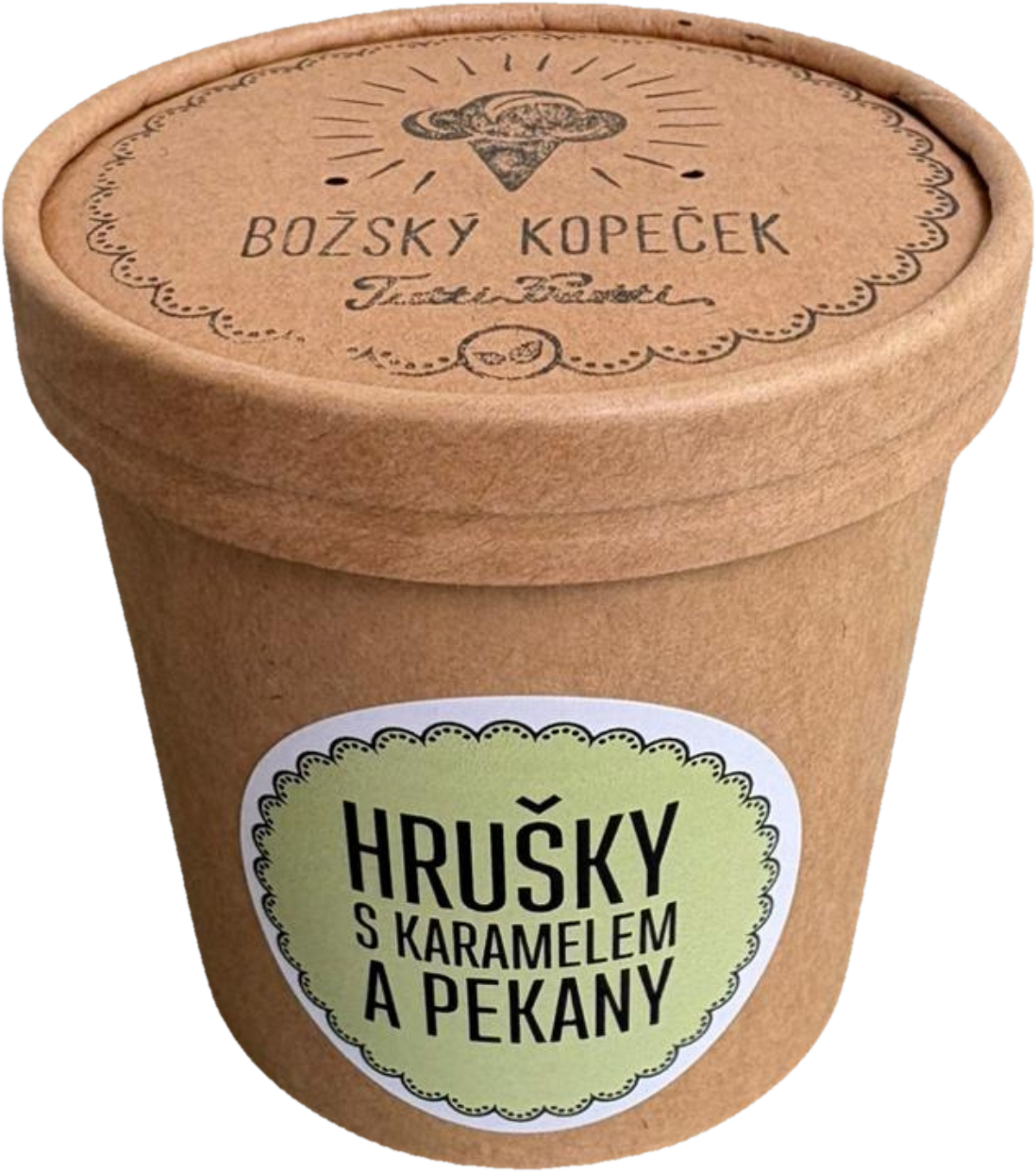 Božský kopeček Hrušky s karamelem a pekany