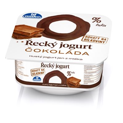 Řecký jogurt 0 % čokoláda chlaz. 12 x 140 g