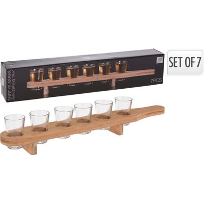 Koopman Set skleniček 40 ml 6 ks + podnos 1 ks
