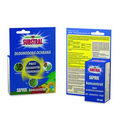 Proti houbovým chorobám Substral Saprol koncentrát 30ml (na 3L) 1 ks