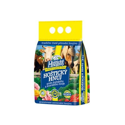 Hoštický hnůj směs kravského a koňského 3 kg
