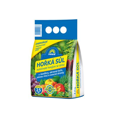 Hořká sůl hnojivo se sírou Střelské hoštice 2,5 kg 1 ks