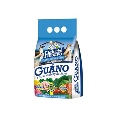 NOHEL-GARDEN Hoštické Guáno trus mořských ptáků 2,5 kg