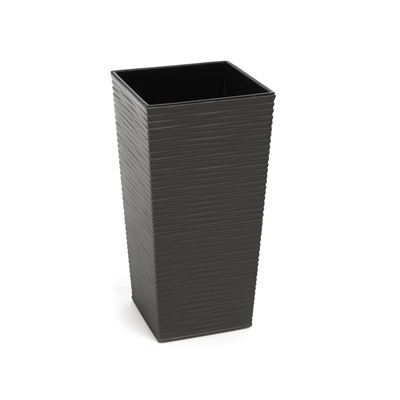 NOHEL-GARDEN Obal na květník FINEZIA proutí 35 x 35 x 68 cm antracit 1 ks