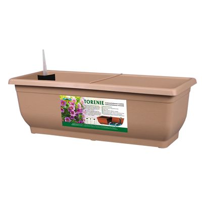 NOHEL-GARDEN Truhlík samozavlažovací TORENIE MODERN 50 cm světle šedý 1 ks
