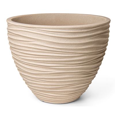 NOHEL-GARDEN Obal na květník SYLT 40 x 31 cm plastový béžový 1 ks