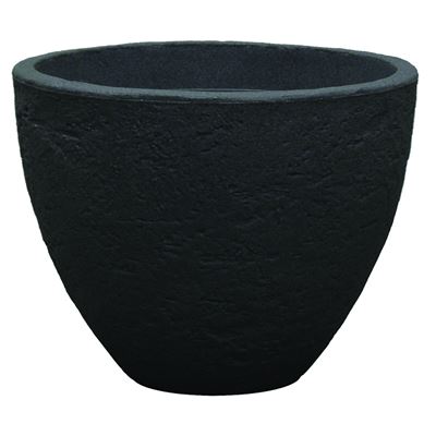 NOHEL-GARDEN Obal na květník STONE 40 x 31 cm plastový antracit 1 ks