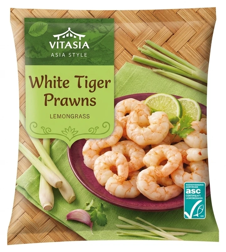 Vitasia Krevety v omáčce White Tiger Prawns