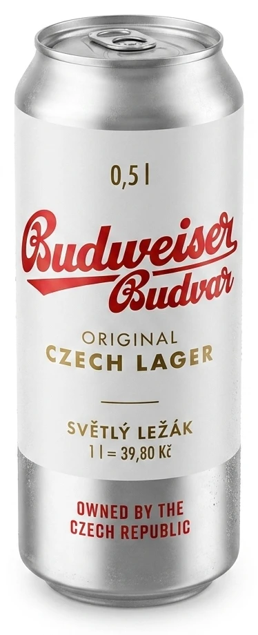 BUDWEISER Budvar original světlý ležák