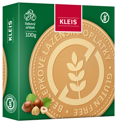 Kleis Křehké lískooříškové oplatky, bezlepkové