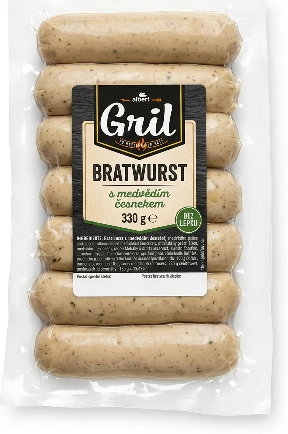 Albert Bratwurst s medvědím česnekem