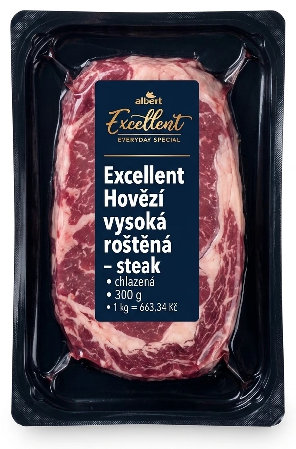 Excellent Hovězí vysoká roštěná - steak
