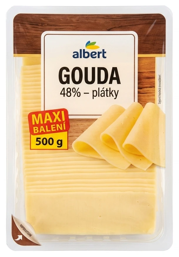 Albert Gouda 48% – plátky