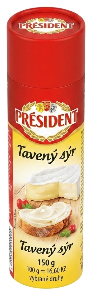 Président Tavený sýr